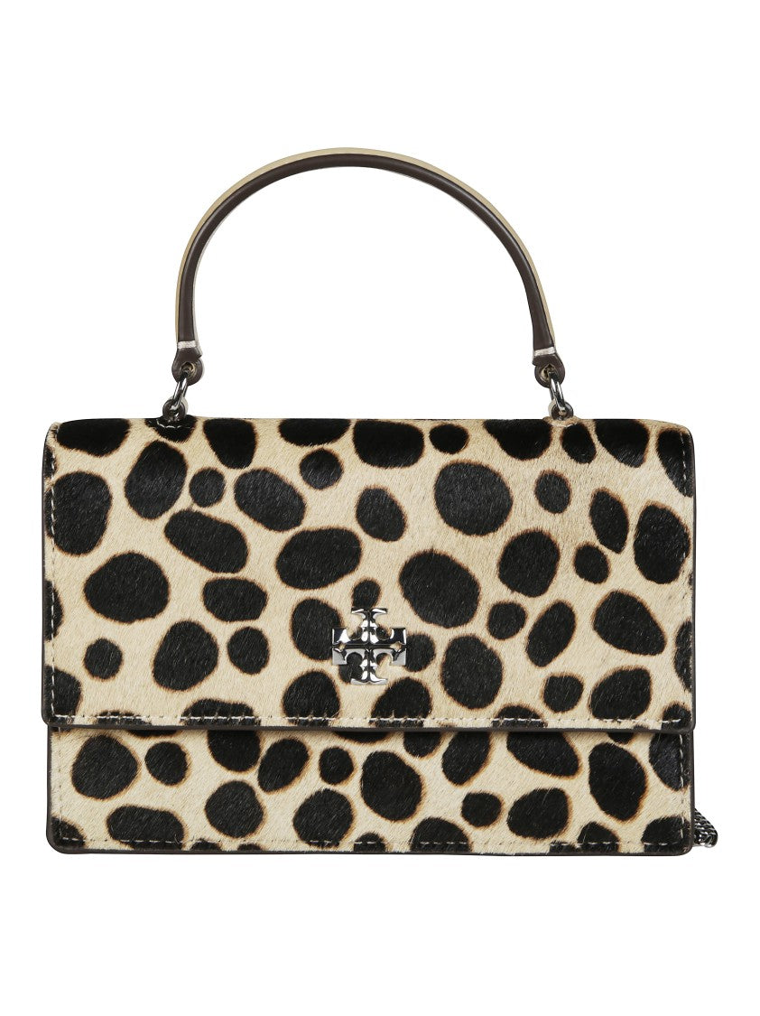 Tory Burch Kira Haircalf Mini Top Handle Chain Wallet