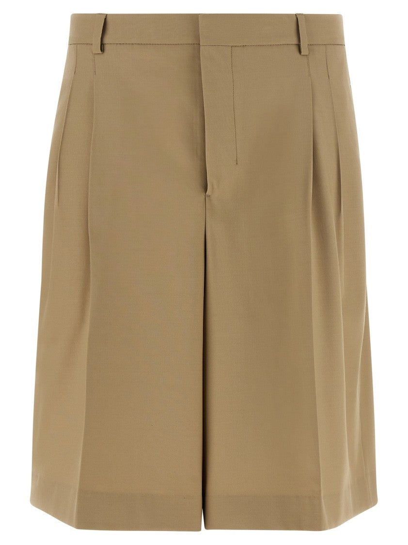 Ami Paris Fresh Wool Bermuda Shorts
