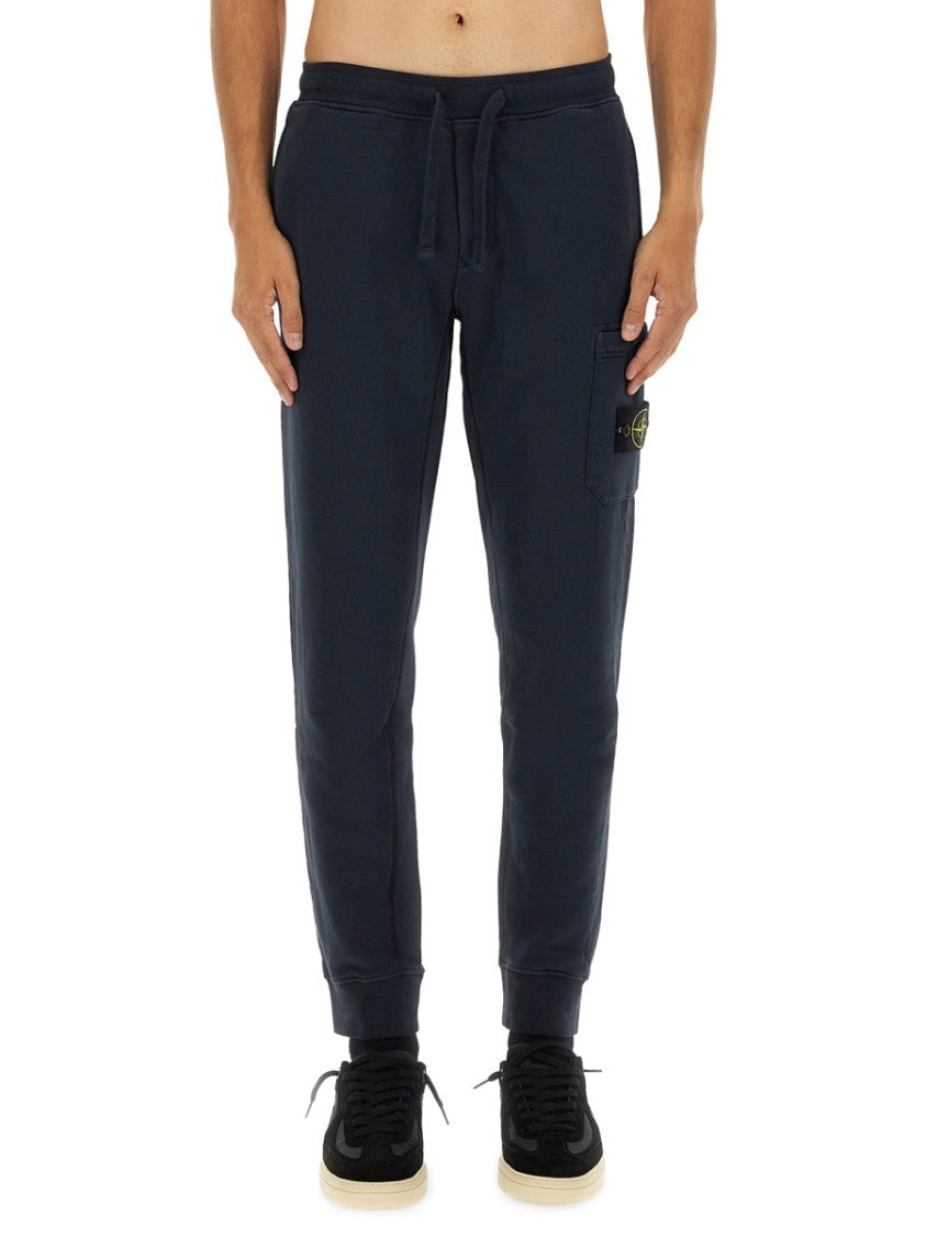 Stone Island Slim Fit Organic Cotton Pants