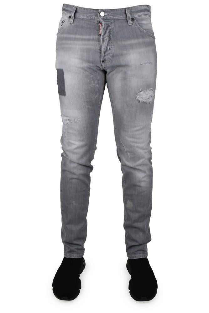 Dsquared2 Light Grey Cotton Cool Guy Jeans