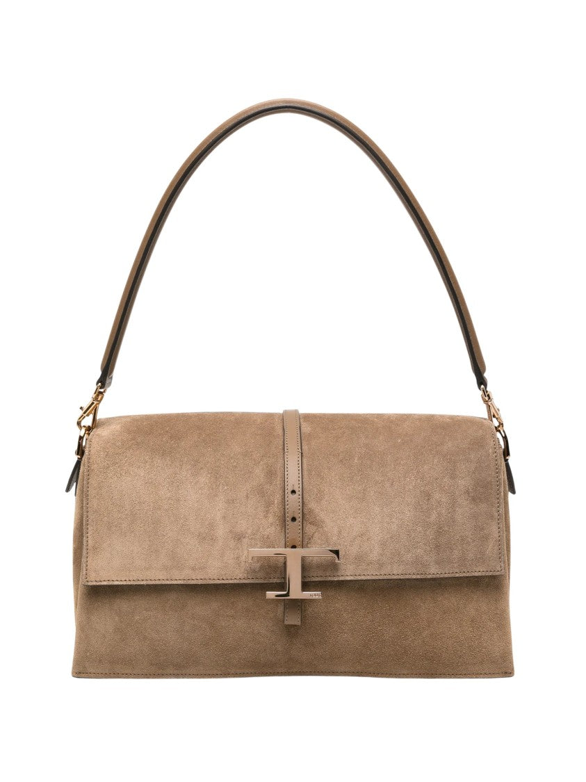 Tod's Tse Tracollina Mosch Piccola Suede Shoulder Bag