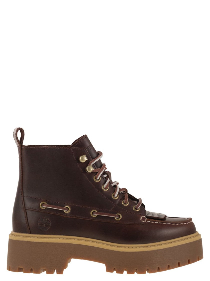 Timberland Stone Street - Fringed Boot With Platform