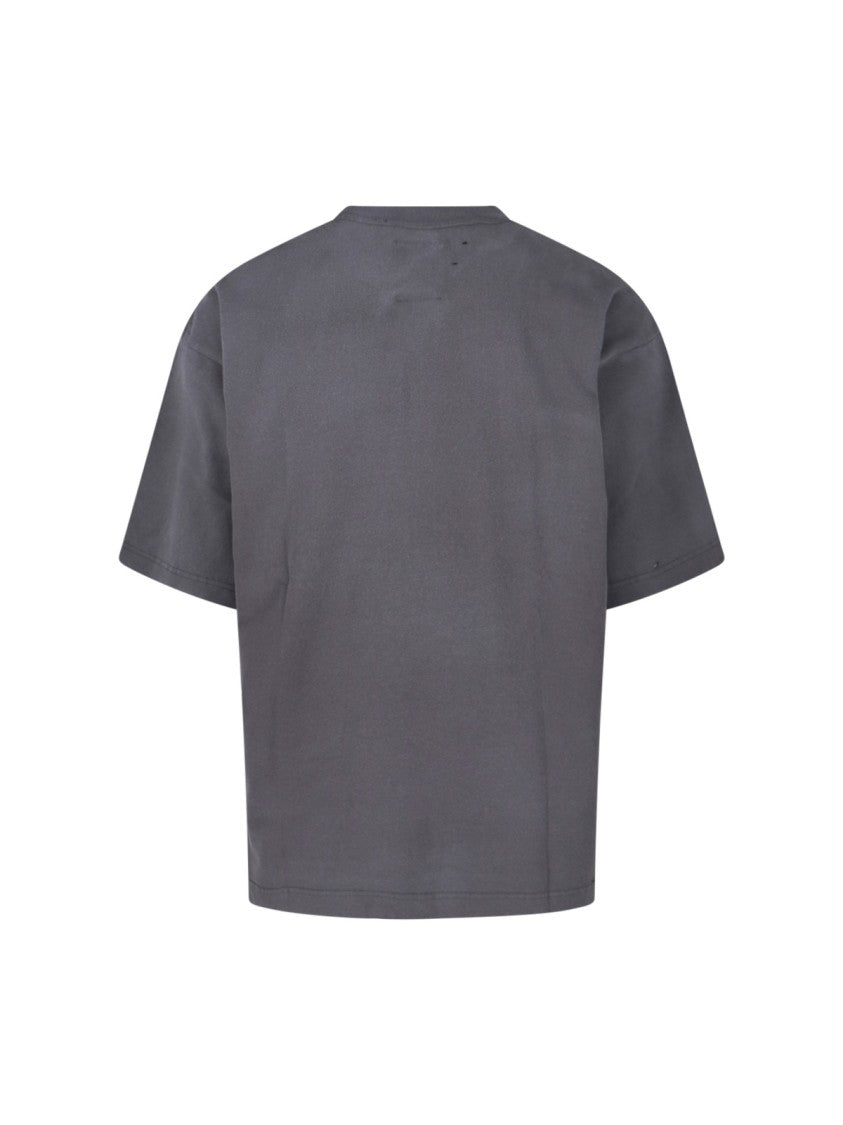 Maison Mihara Yasuhiro 'Cat' Studded T-Shirt – Grey