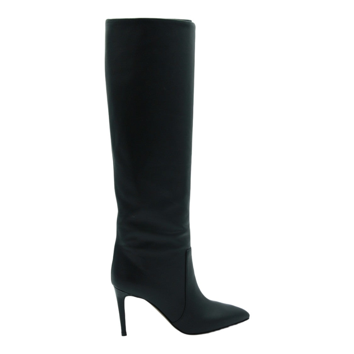 Paris Texas Pointed Toe Black Stiletto Boots With Tall Silhouette