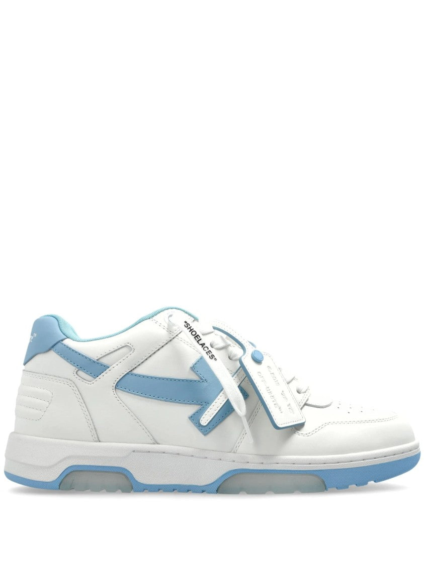Off-White Low-Top Sneakers In Smooth Calf Leather With Signature Branding