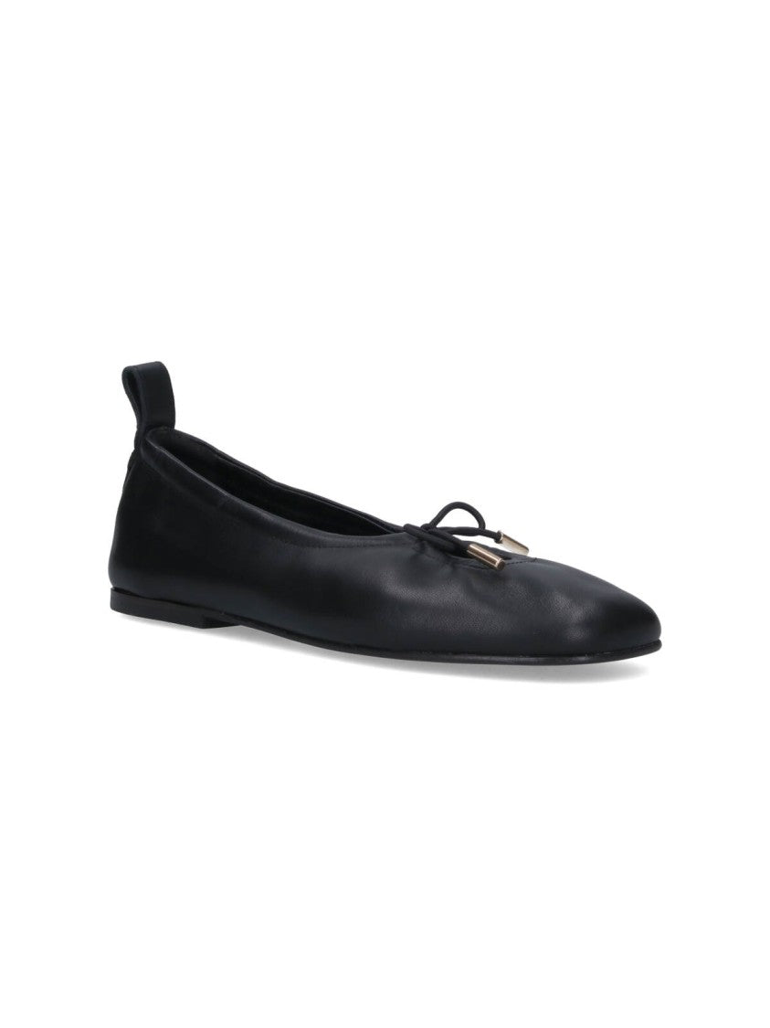 Alohas Black Rosalind Leather Flats