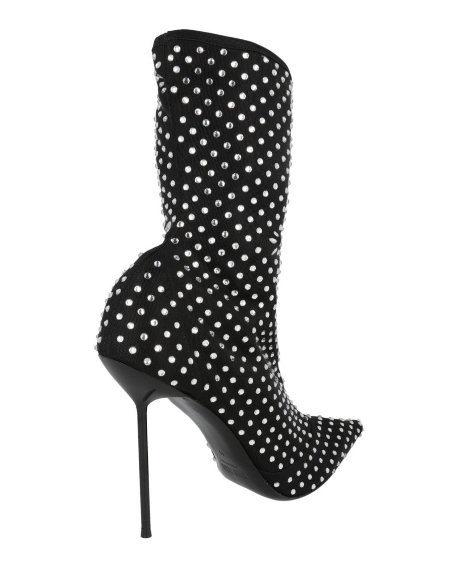 Paris Texas Lidia Mesh Studded Ankle Boots