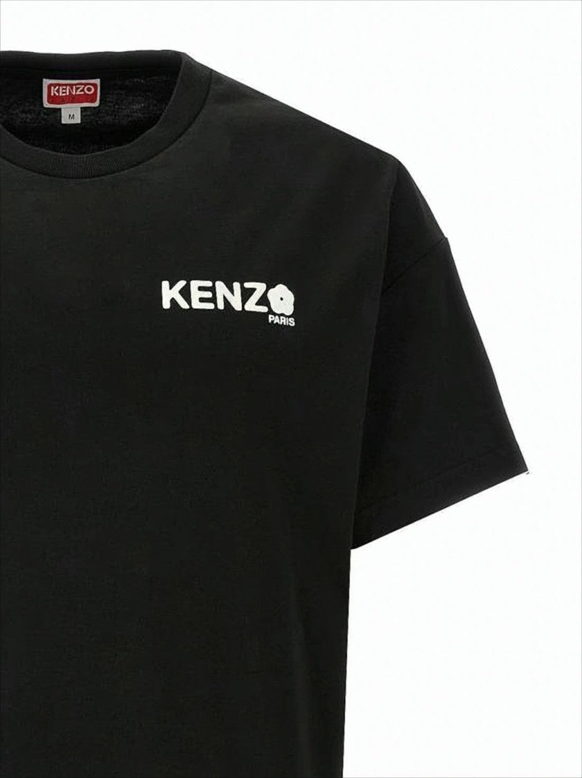 Kenzo Black Short-Sleeve T-Shirt With Logo Detail