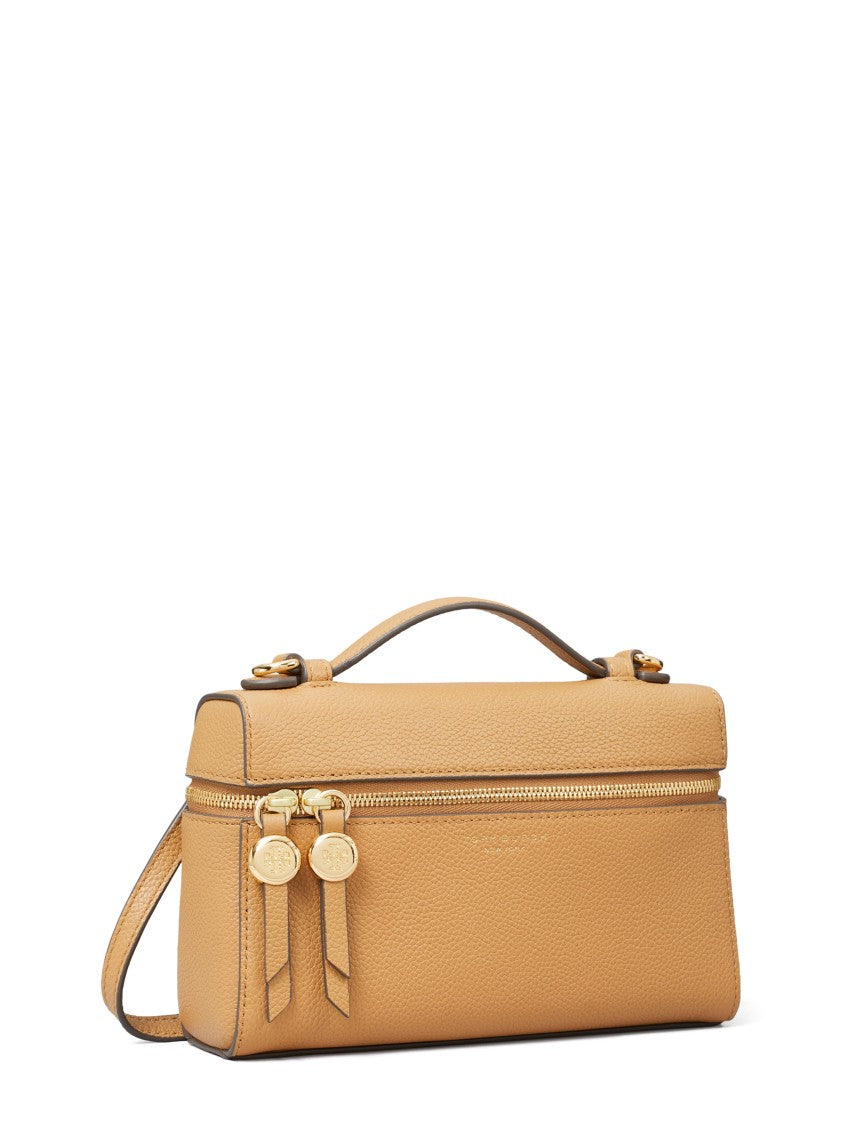 Tory Burch Romy Slim Top Handle Bag In Textured Leather