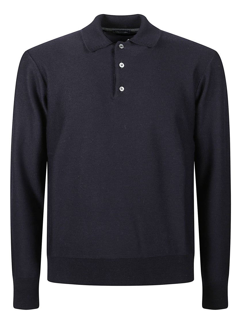 Drumohr Classic Polo Neck Merino Sweater