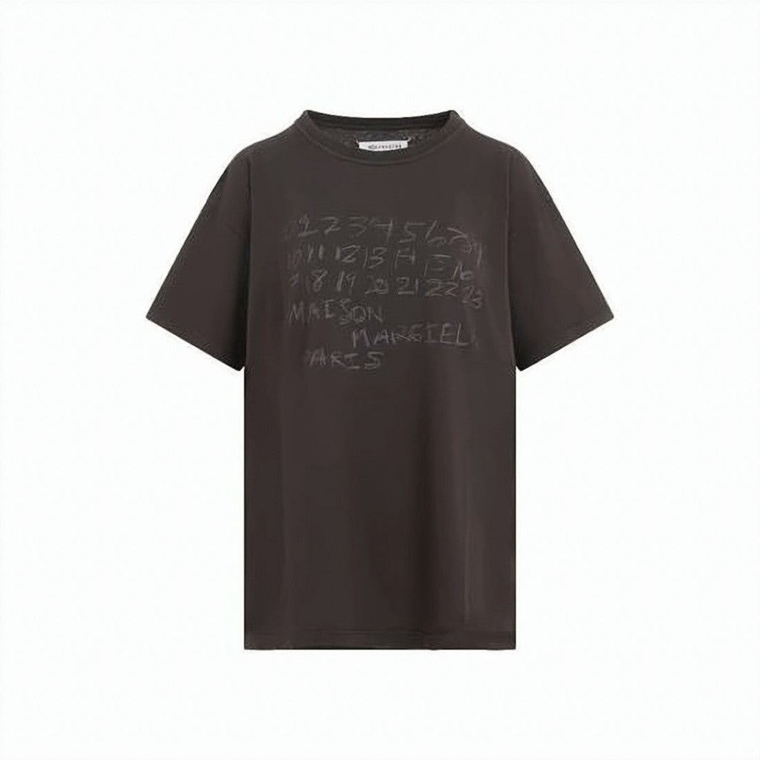 Maison Margiela Relaxed Fit Cotton T-Shirt With Handwritten Design