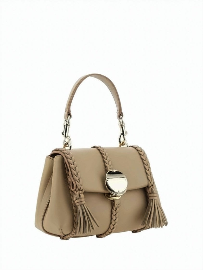 Chloé Structured Lambskin Leather Shoulder Bag