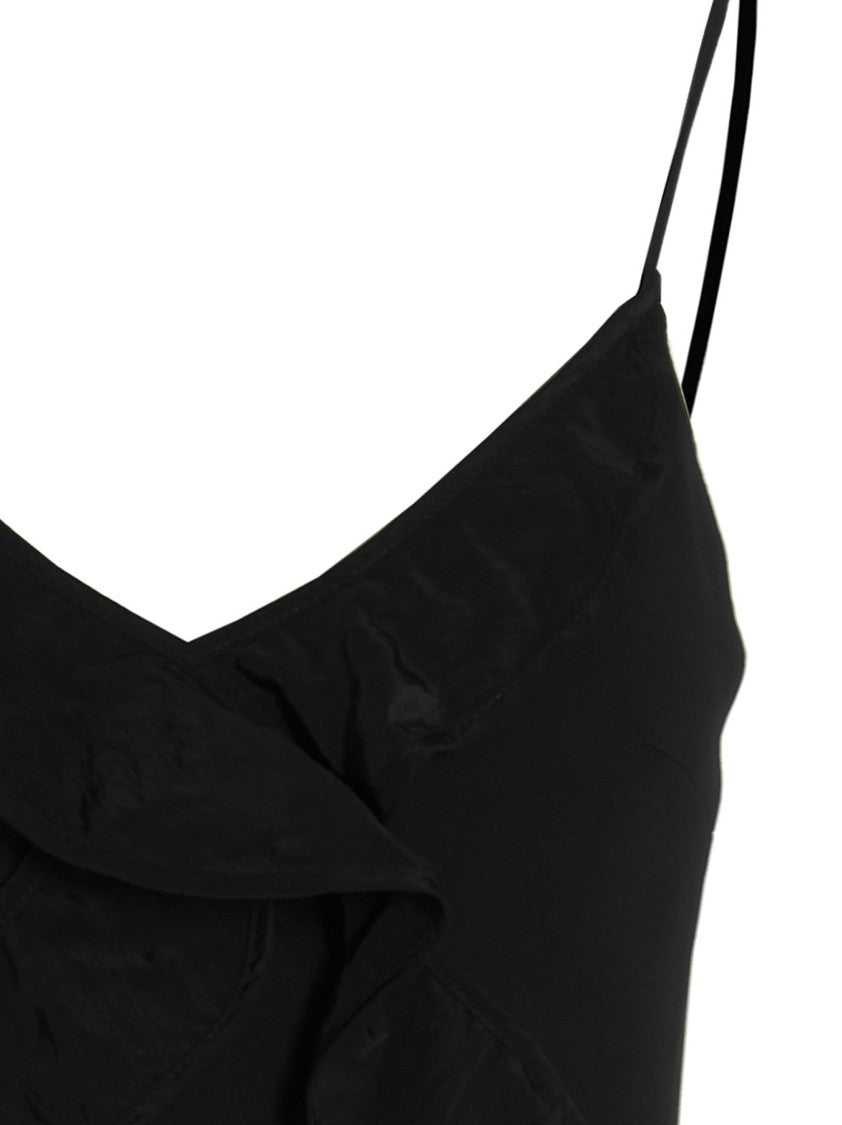 David Koma 'Crossbody & Open Leg Ruffle Detail' Dress