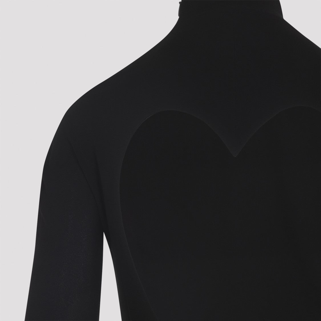 Alaïa High-Collared Bodysuit With Heart-Shaped Cutout