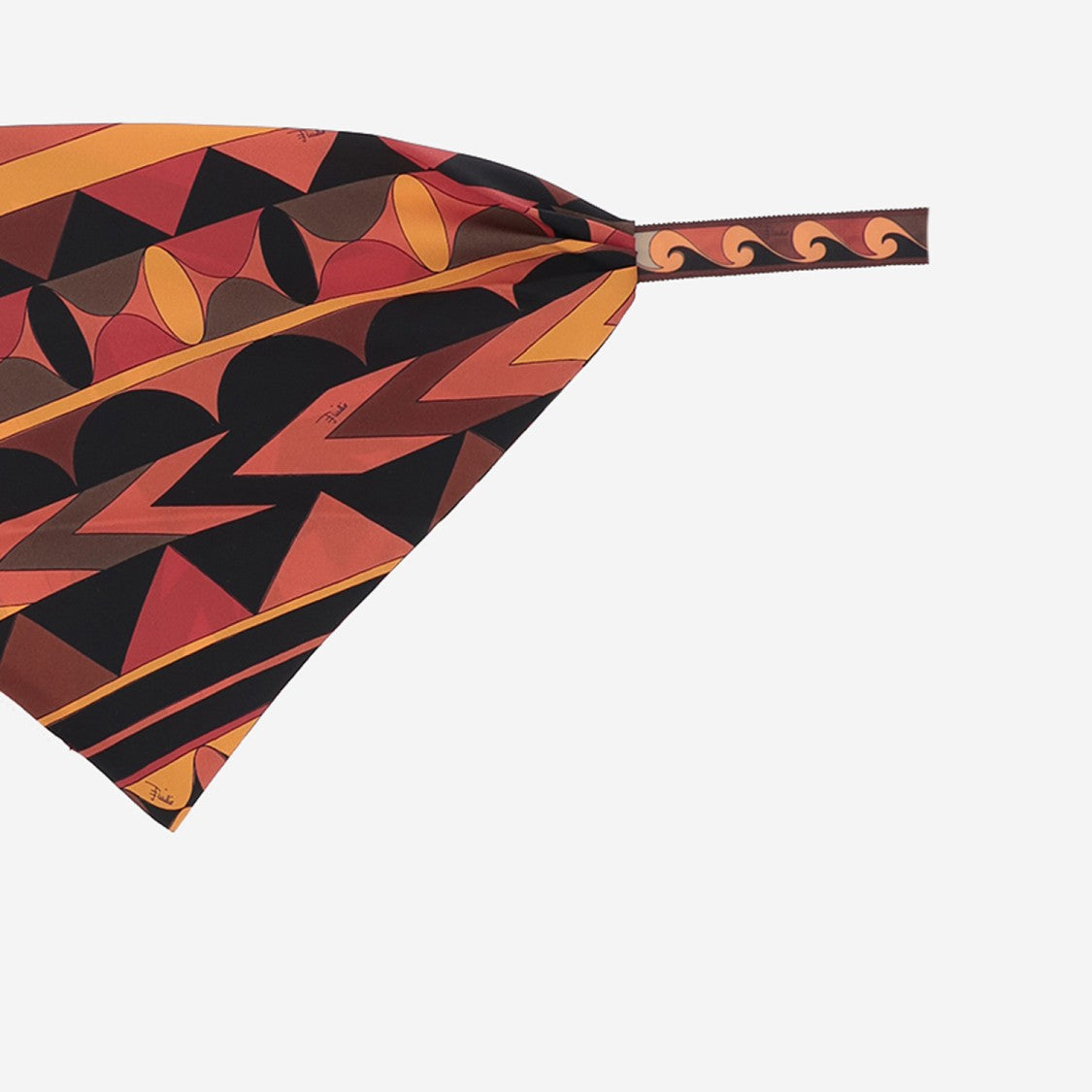Emilio Pucci Silk Bandana With All-Over Manuba Print