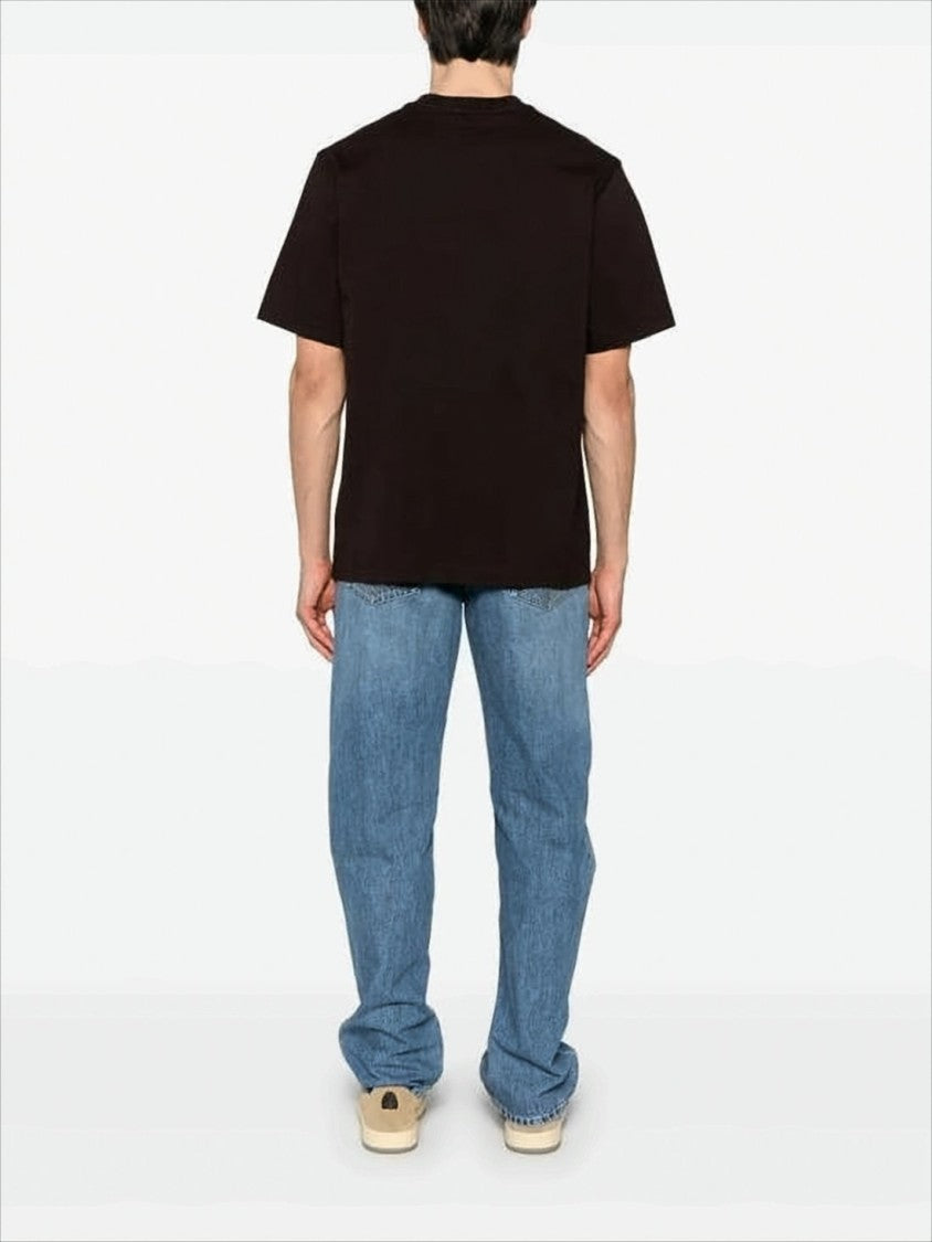 Burberry Short-Sleeved T-Shirt With Graphic Foliage Design
