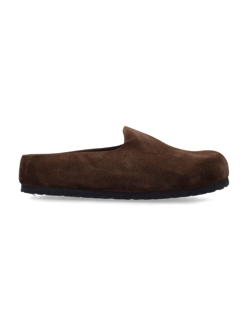 Birkenstock Amsterdam Closed Suede Clogs