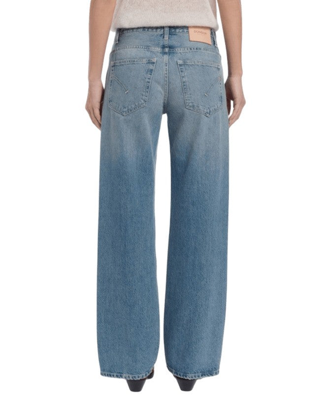 Dondup Low-Rise Wide-Leg Jeans