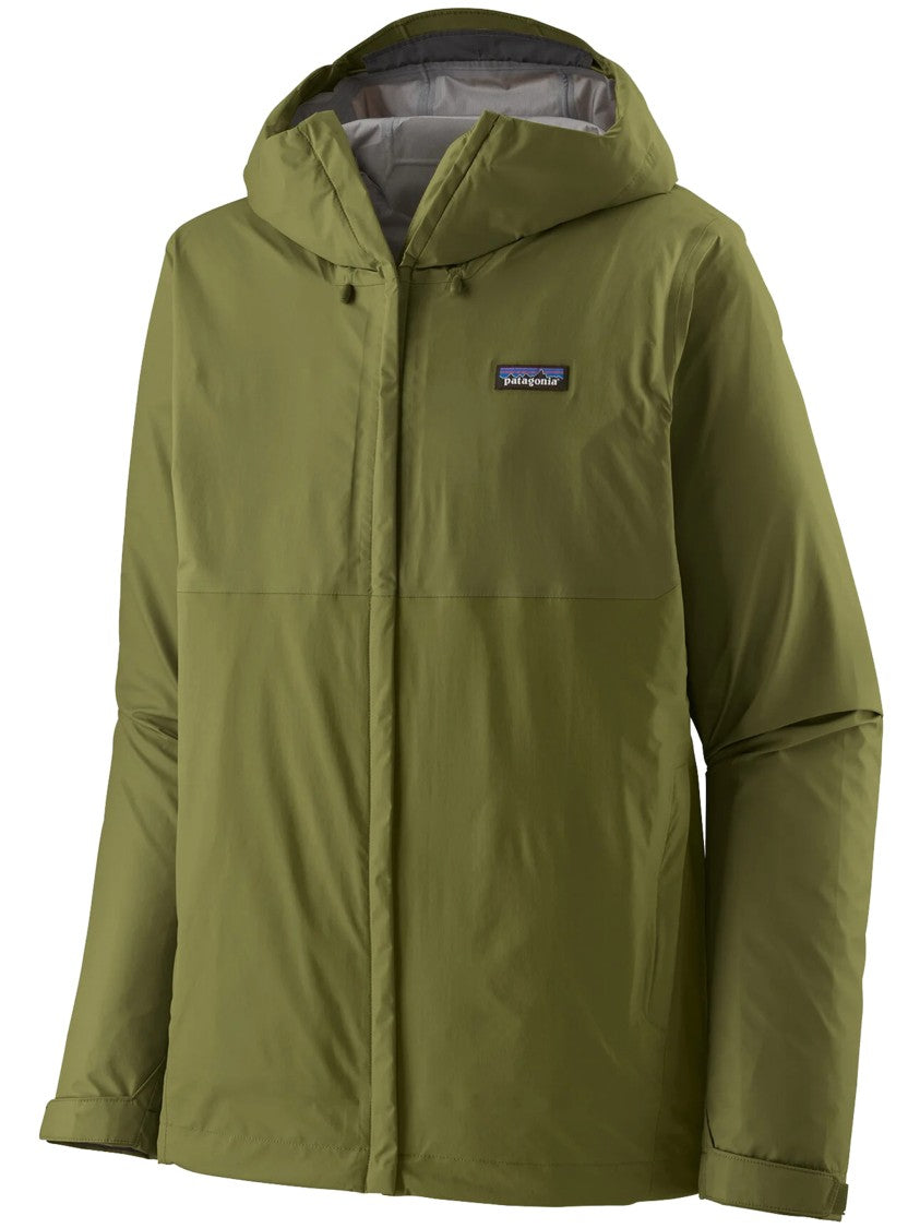 Patagonia Olive Green Torrentshell 3L Rain Jacket