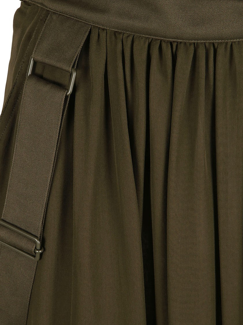 Max Mara Flowing Silk Skirt With High Waist