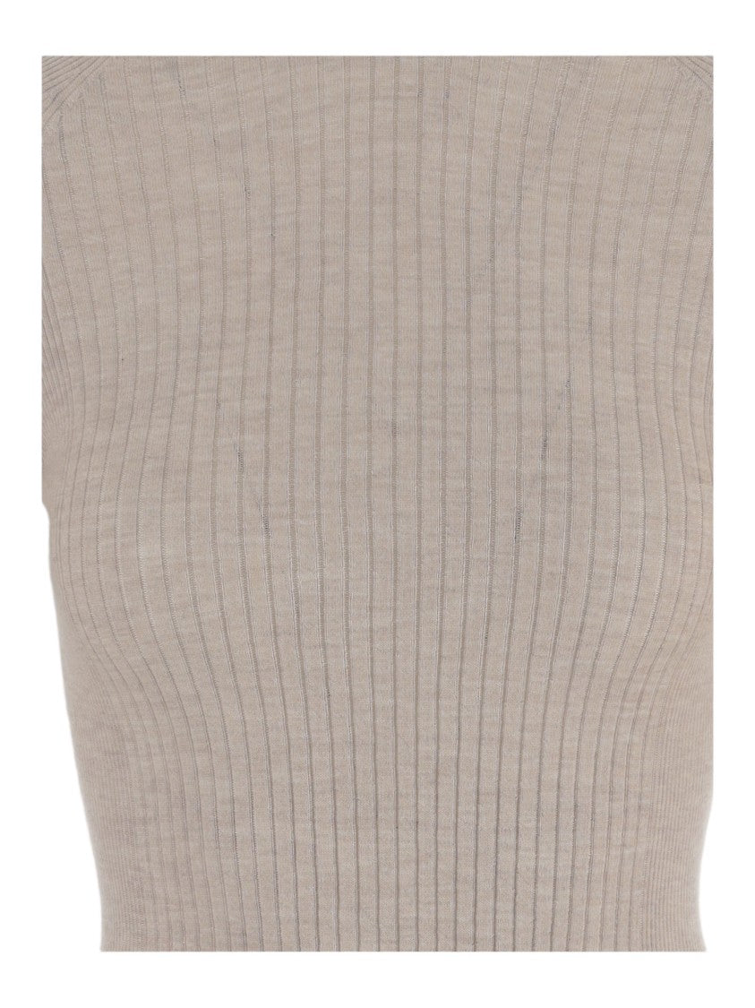Sa Su Phi Ribbed Cashmere And Silk Knit Sweater