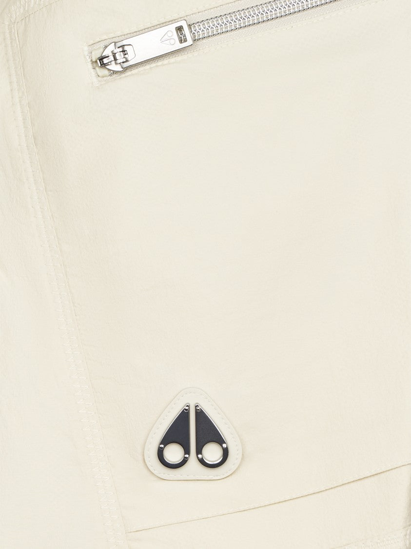 Moose Knuckles Relaxed Fit Cargo Shorts With Zippered Pockets