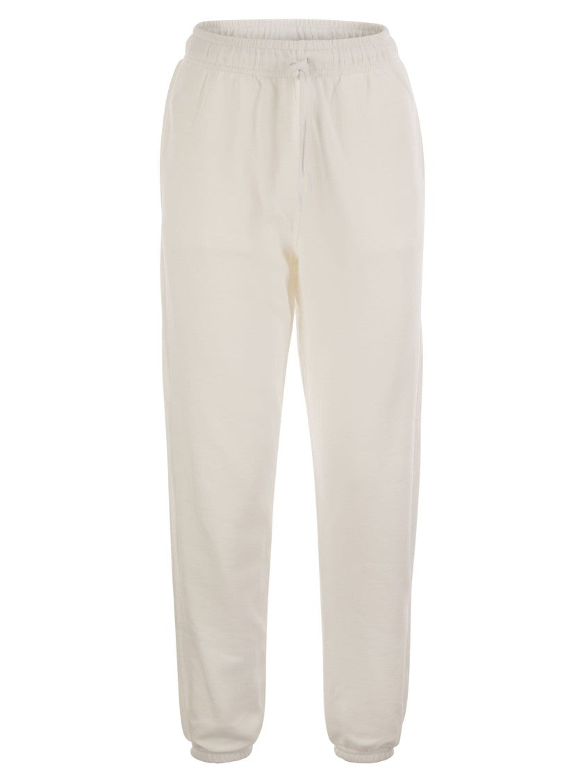 Polo Ralph Lauren Plush Fleece Sports Trousers With Tapered Cut