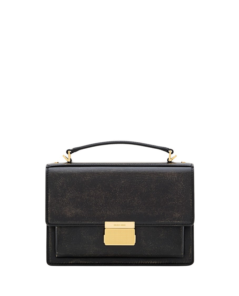 Golden Goose Black Venezia Cowhide Leather Handbag