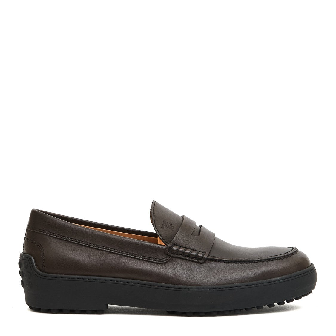 Tod's Winter Gommino Moccasin In Brown