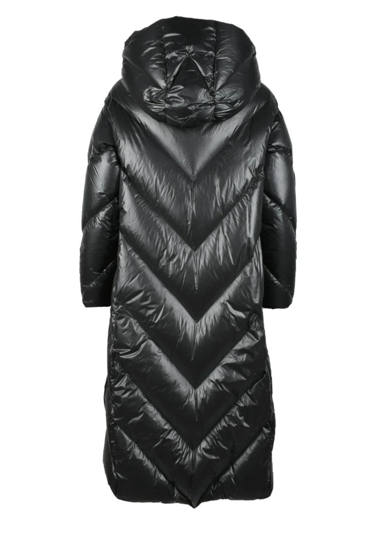 Annie Paris Polyester Down Jacket - Black