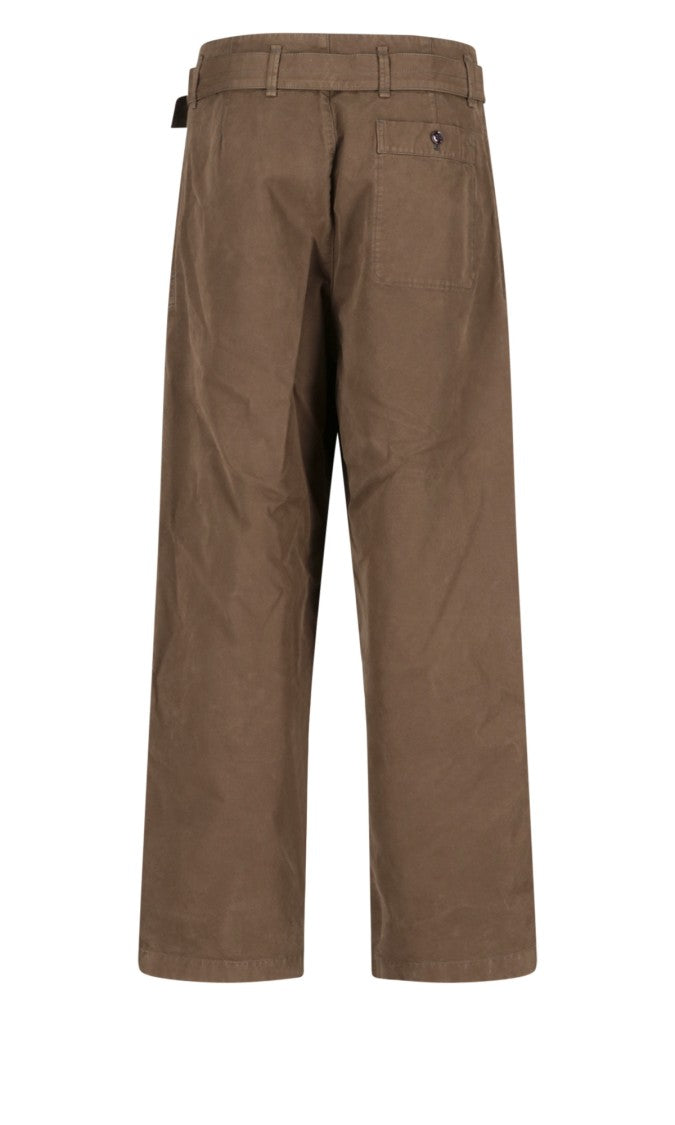 Lemaire 'Military' Pants – Brown