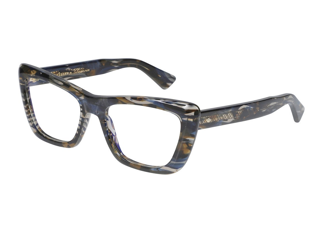 Kador Lolita/K-V Marbled Oversized Square Eyeglasses