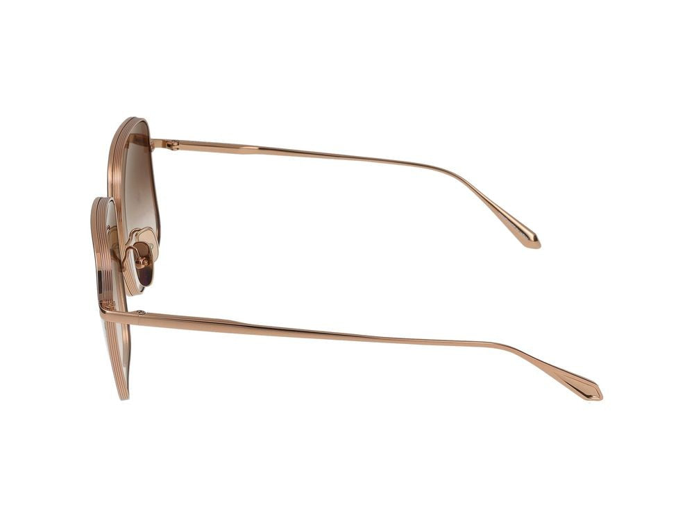 Linda Farrow Sunglasses Lfl1597 Genevieve C2 Rose Gold 60/15/145