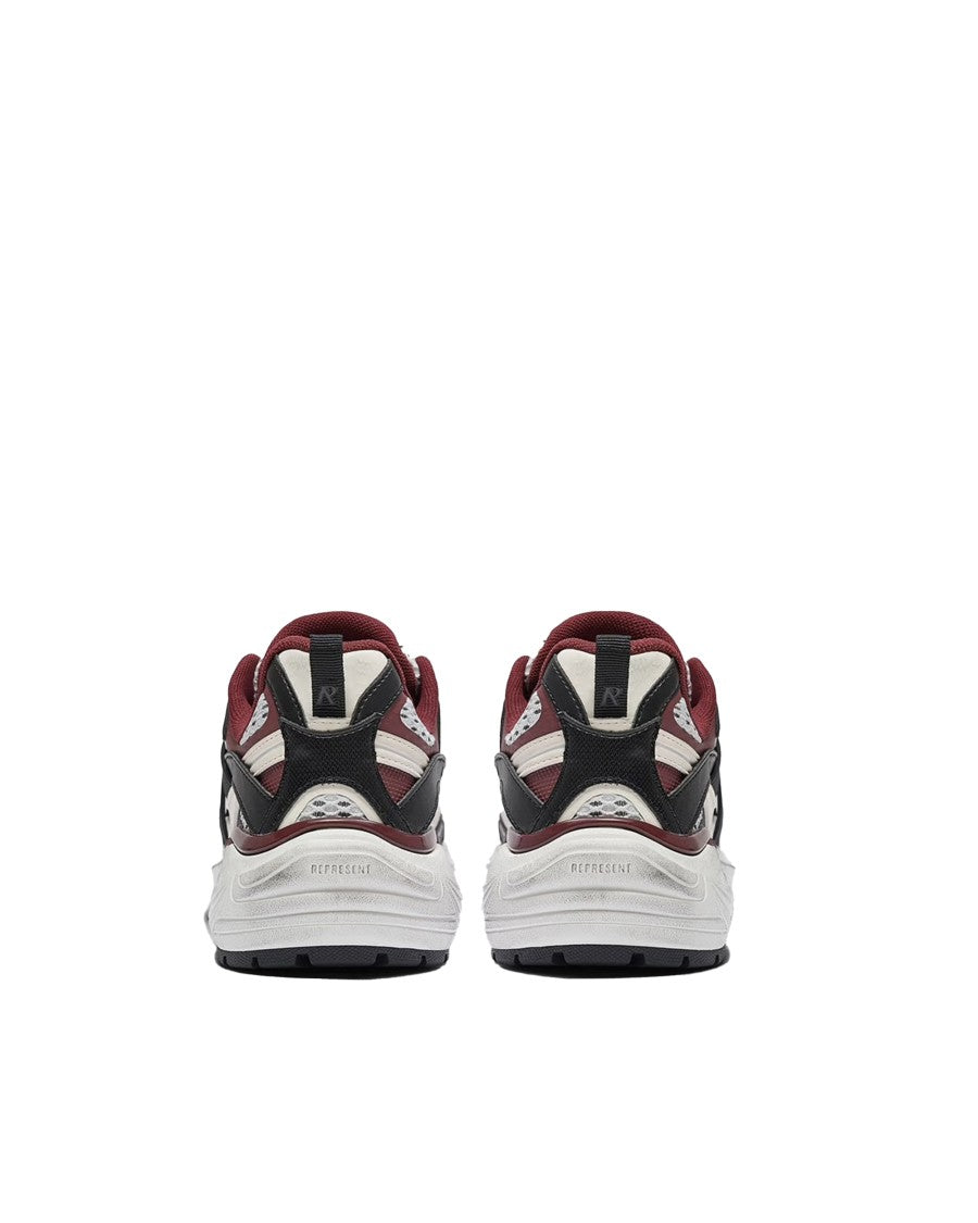 Represent Maroon Storm Runner Distressed Sneaker