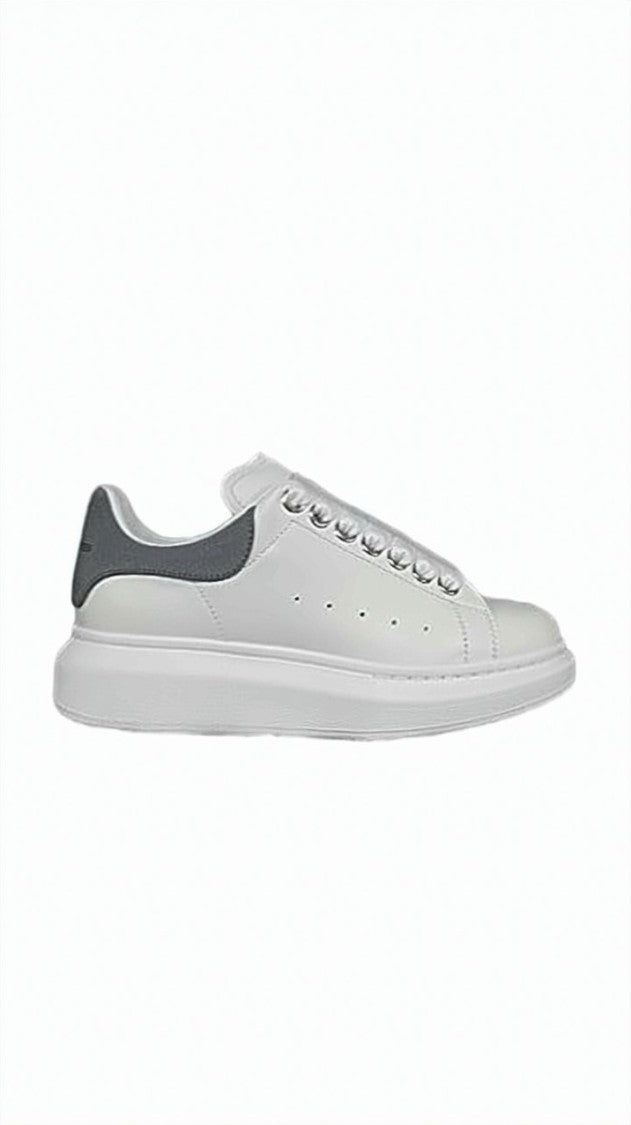 Alexander Mcqueen White Leather Sneakers