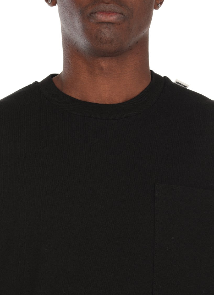 Jil Sander Black Cotton T-Shirt