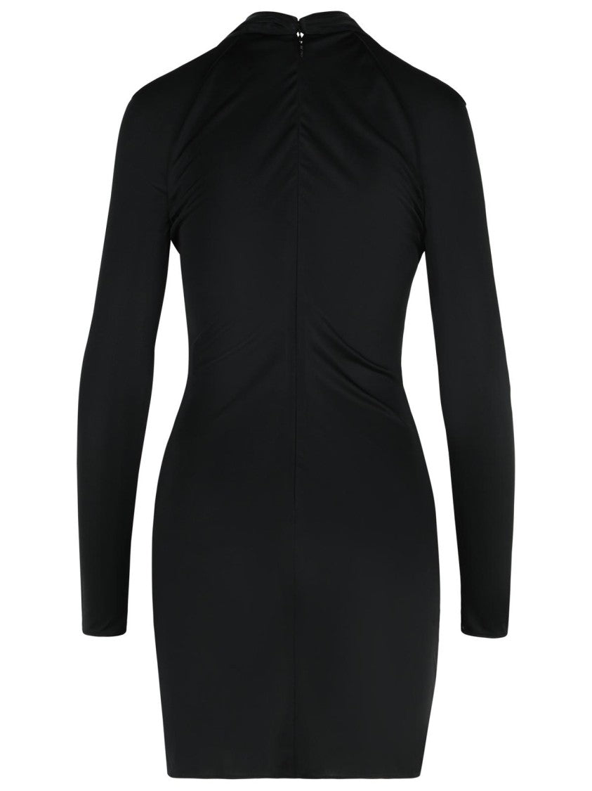 Versace Black Viscose Dress