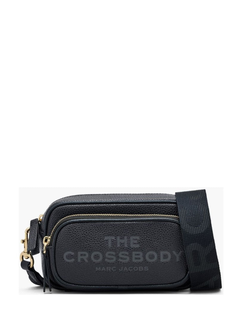 Marc Jacobs Structured Black Crossbody Bag With Bold Logo