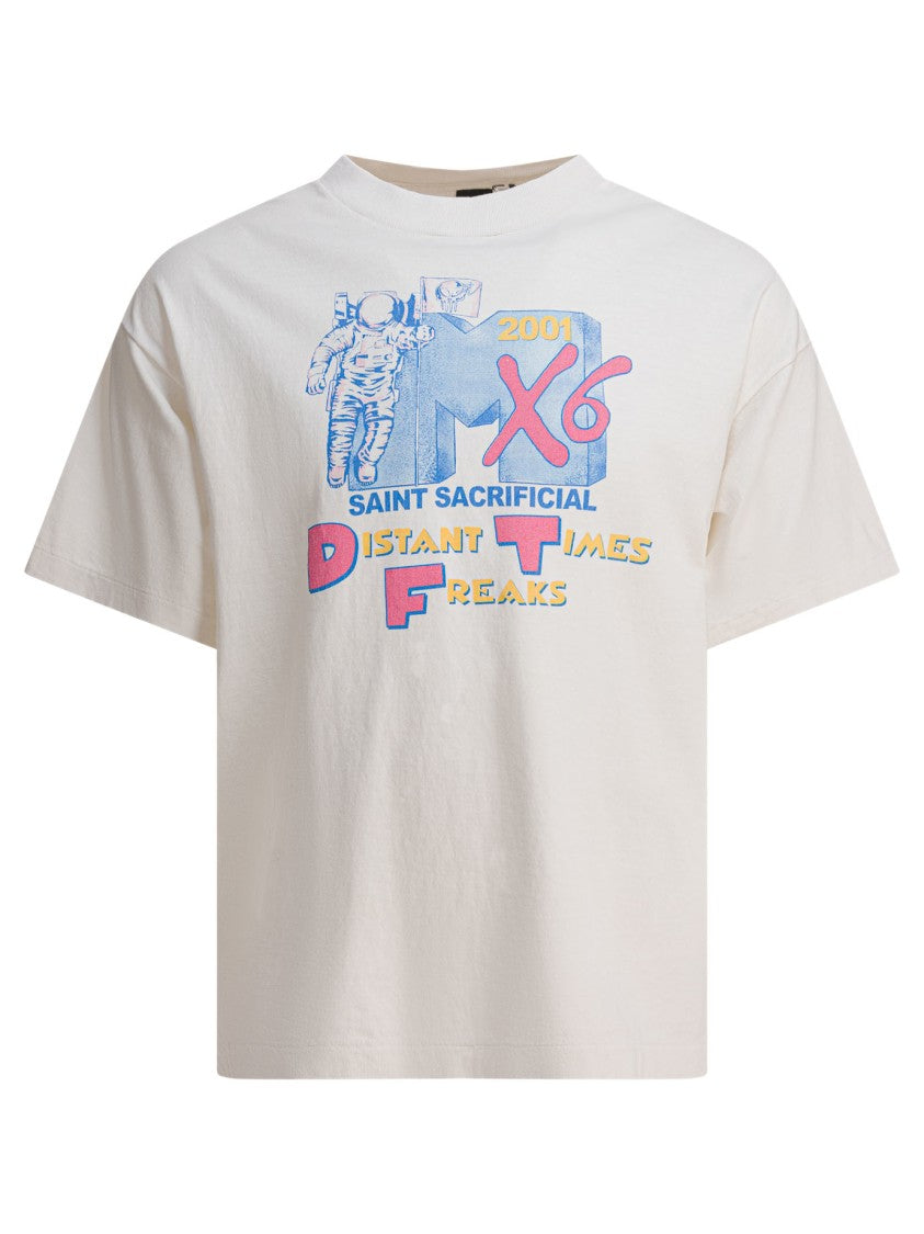Saint Mxxxxxx Graphic Print Cotton T-Shirt