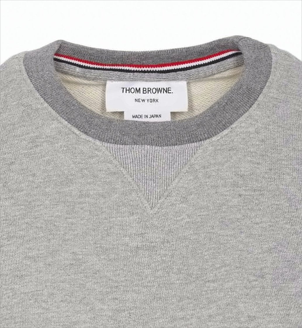 Thom Browne Long-Sleeve Sweatshirt With Signature Stripes