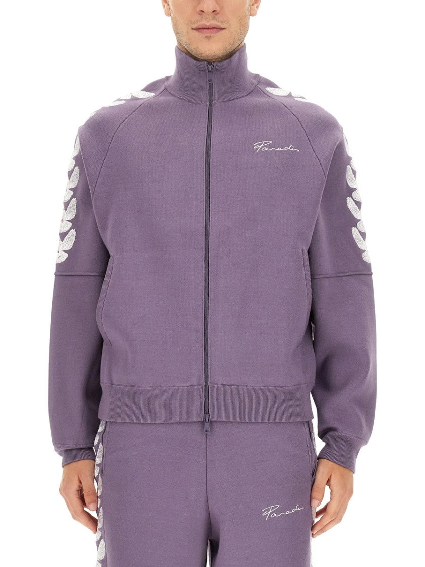 3.Paradis High Collar Full-Zip Sweatshirt