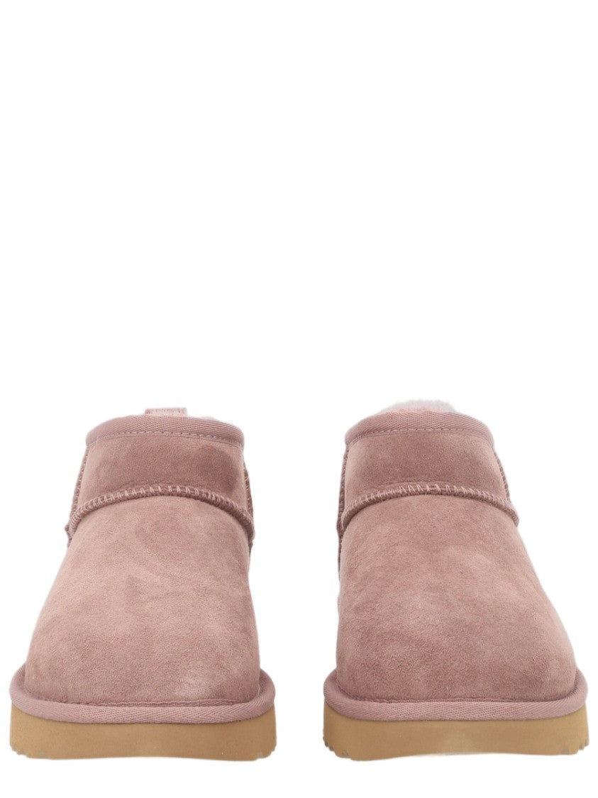 Ugg Classic Ultra Mini Twinface Suede Ankle Boots
