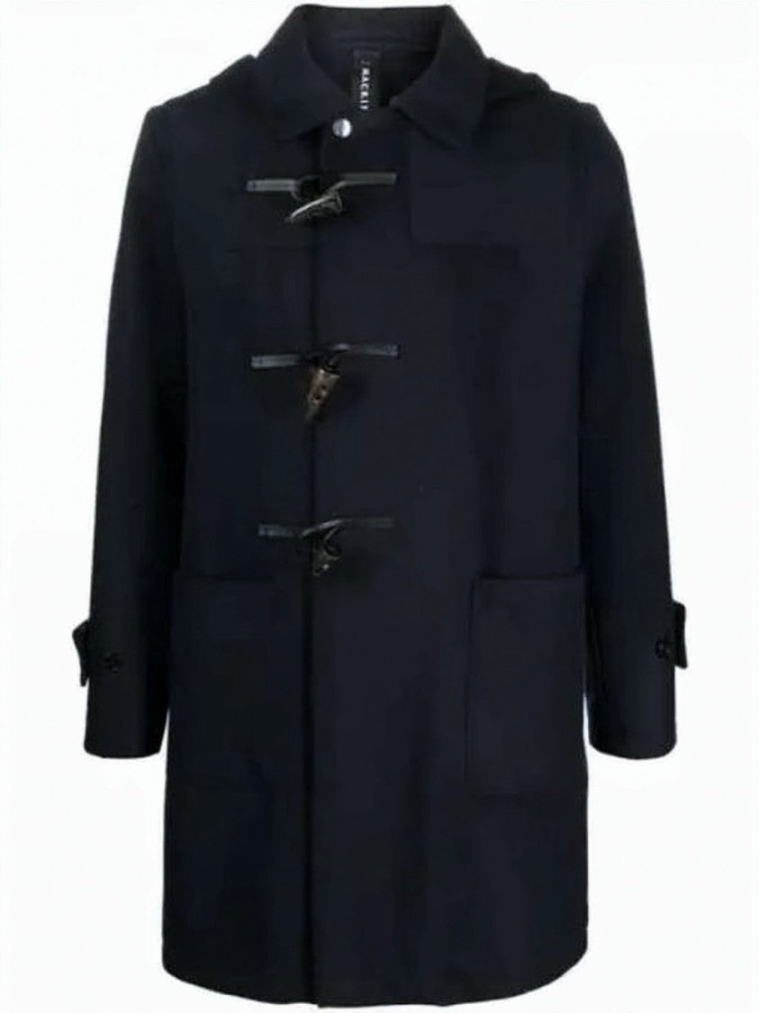 Mackintosh Classic Duffle Coat With Toggle Fastenings And Structured Collar