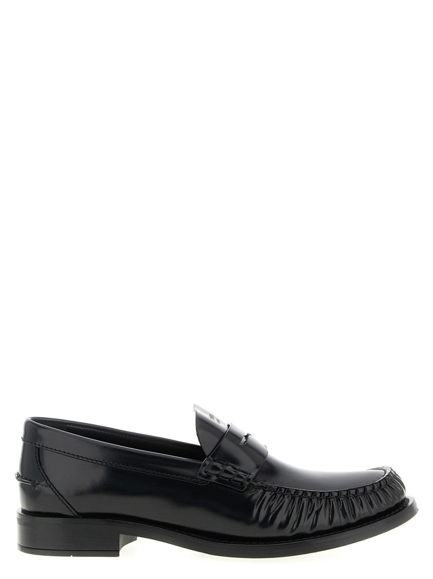 Prada Brushed Leather Loafers