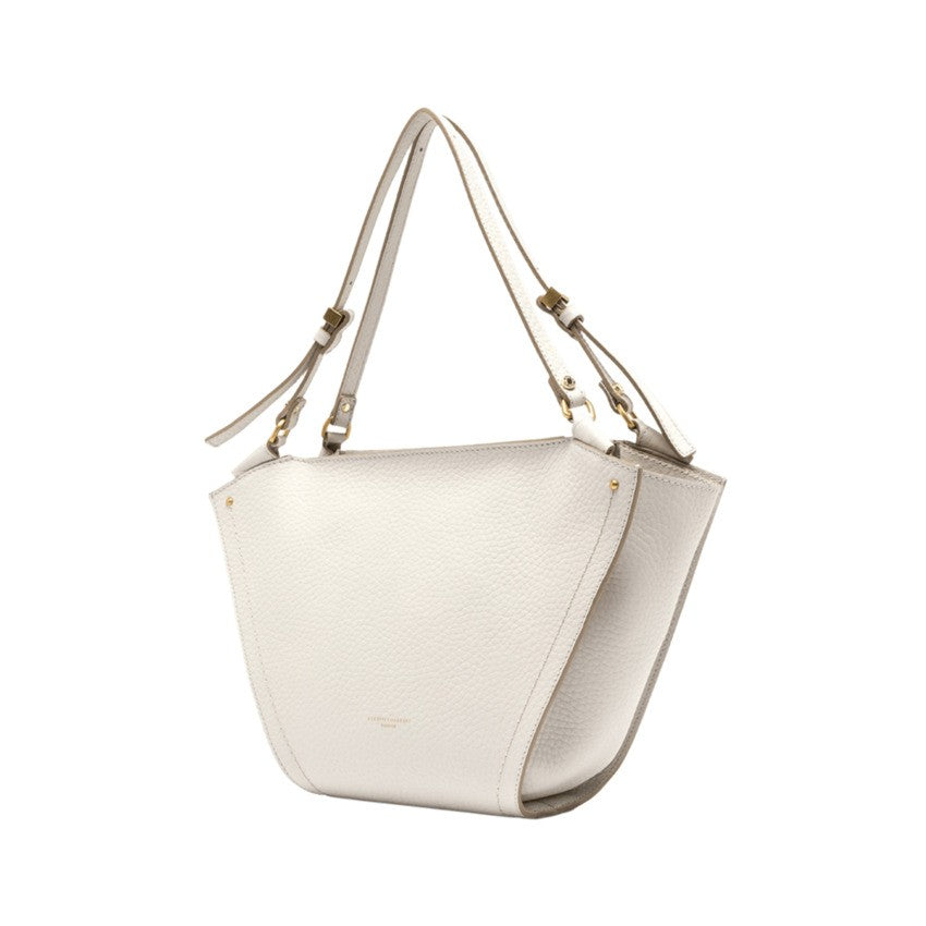 Gianni Chiarini Tulip-Shape Handbag In Double Leather