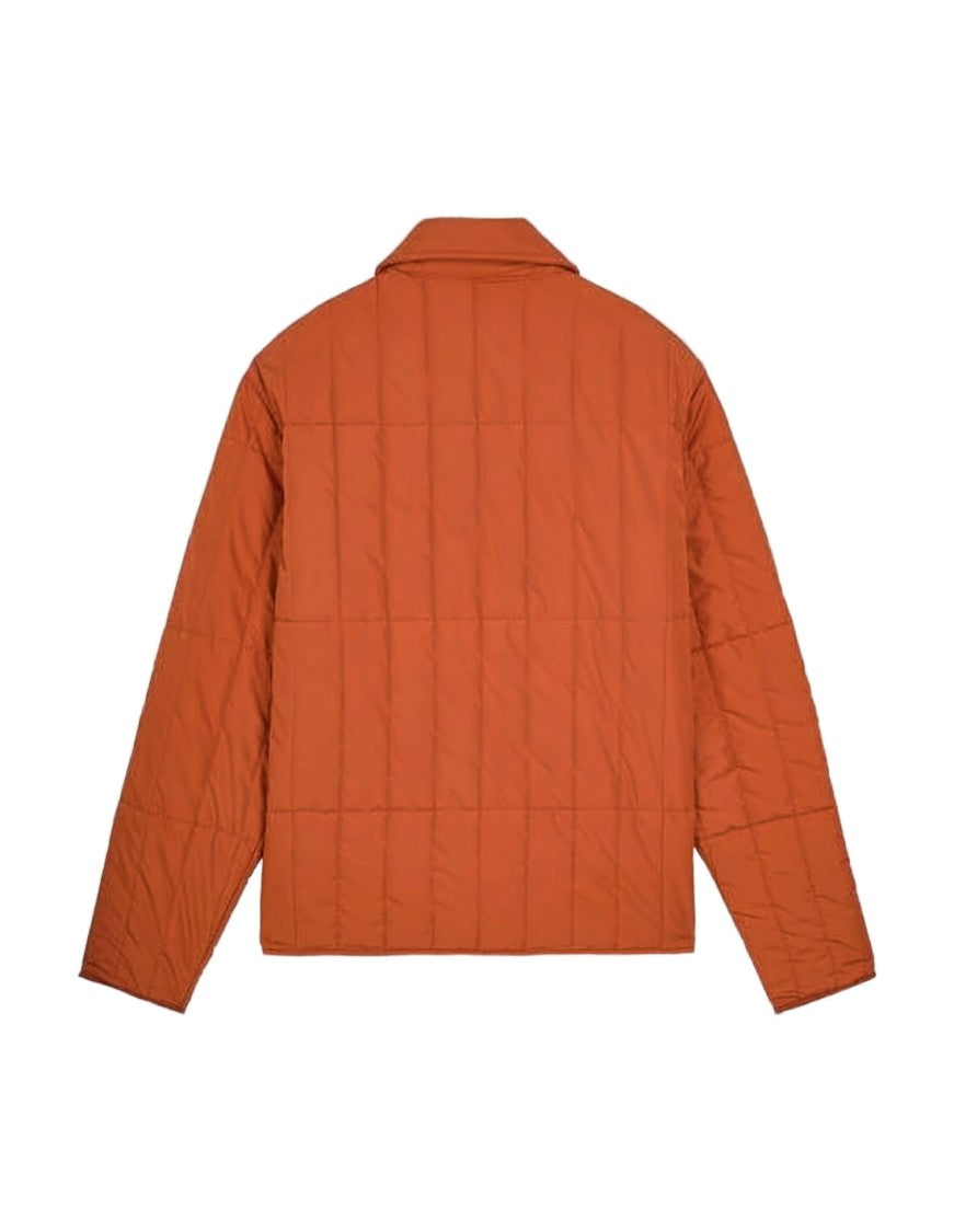 Maison Kitsuné Boxy Quilted Jacket With Classic Collar And Snap Closure