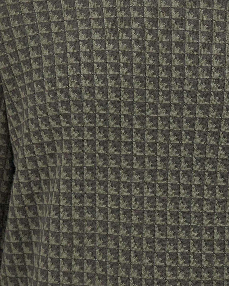 Emporio Armani Green Virgin Wool Sweater