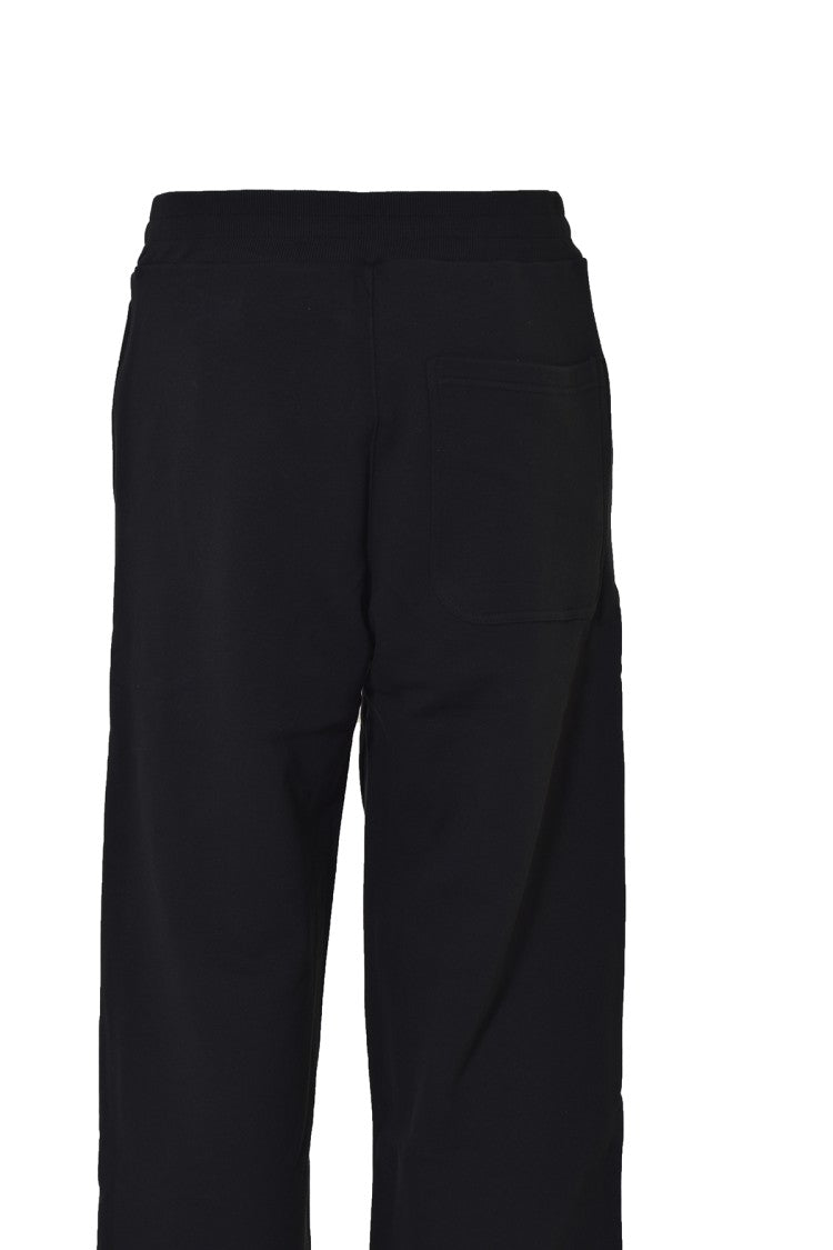 Msgm Black Cotton Sweatshirt Trousers