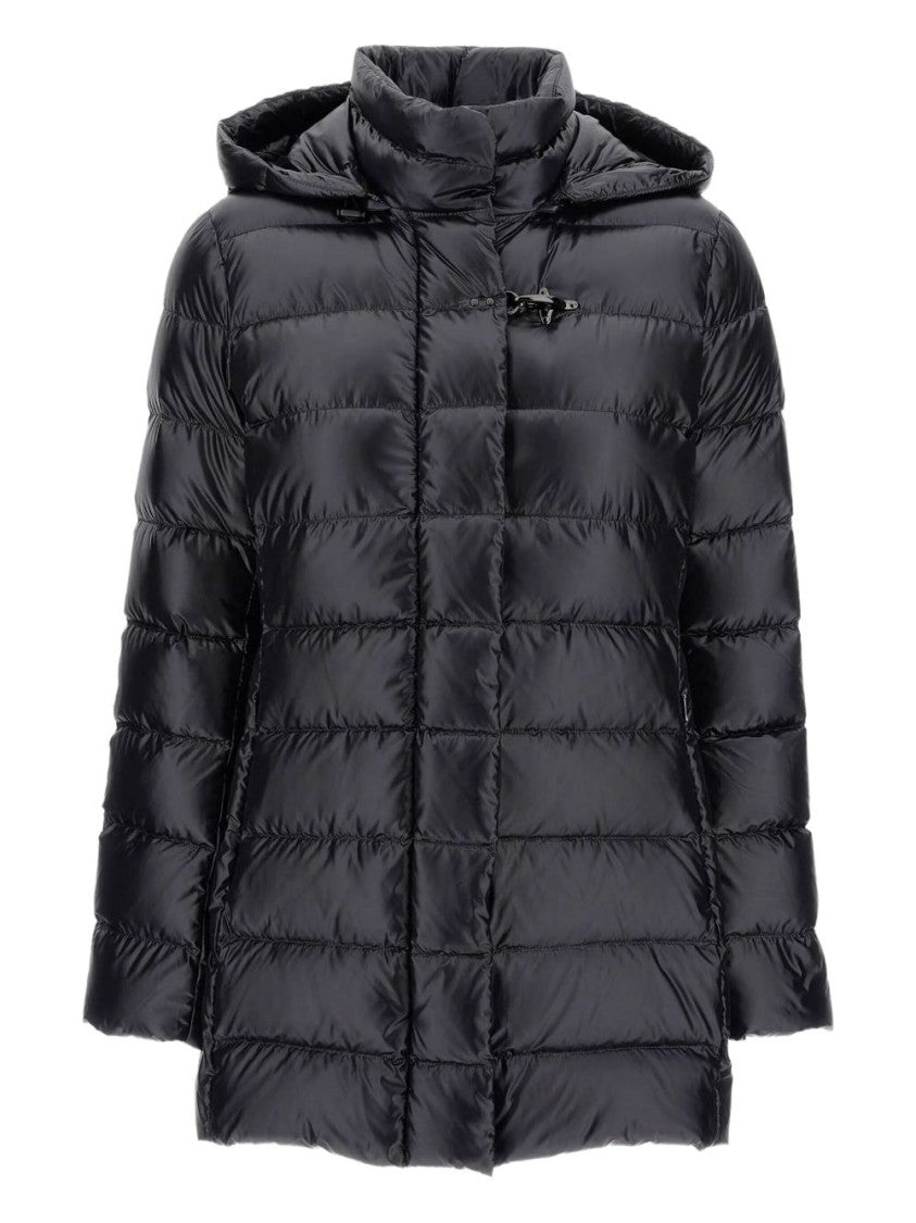 Fay Quilted Down Jacket With High Collar