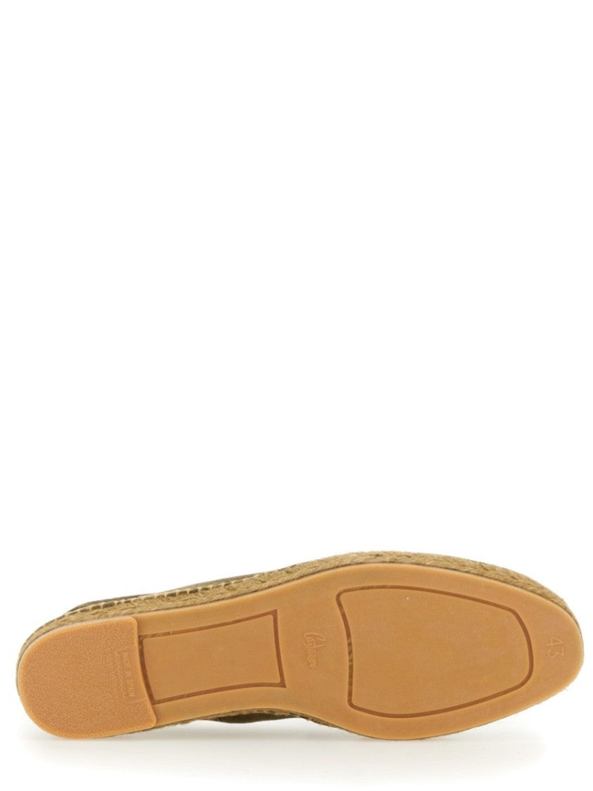 Castaner Brown Nacho Suede Jute Loafers